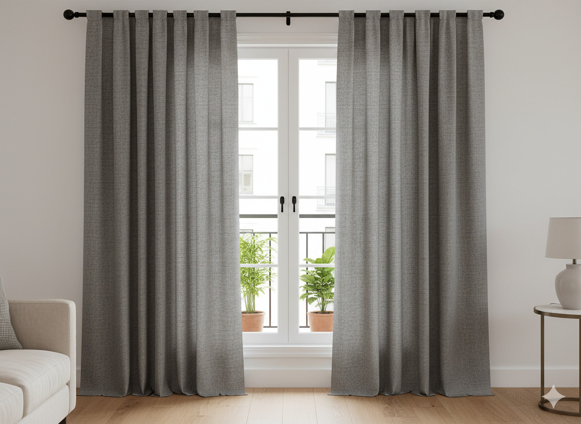 Stoffen gordijnen voor woonkamer