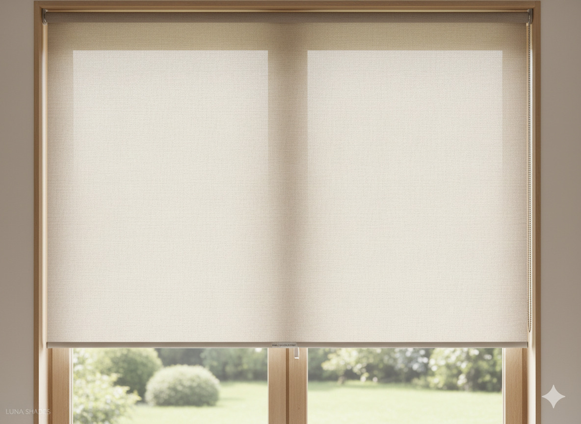 Rolgordijnen in neutrale kleur